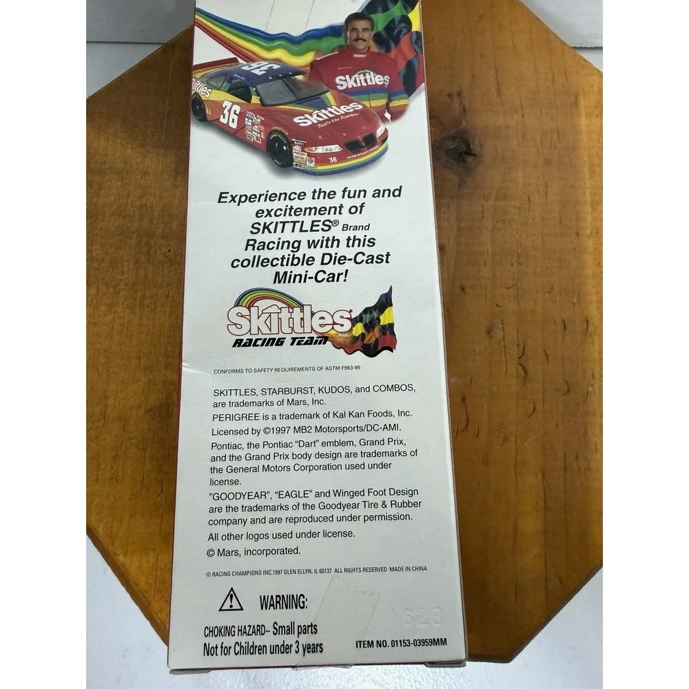 1997 Skittles Racing Team #36 Derrike Cope Diecast Mini Car New In‎ Box